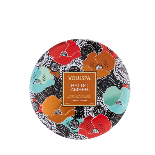 Voluspa Limited Edition Baltic Amber 3 Wick Candle 