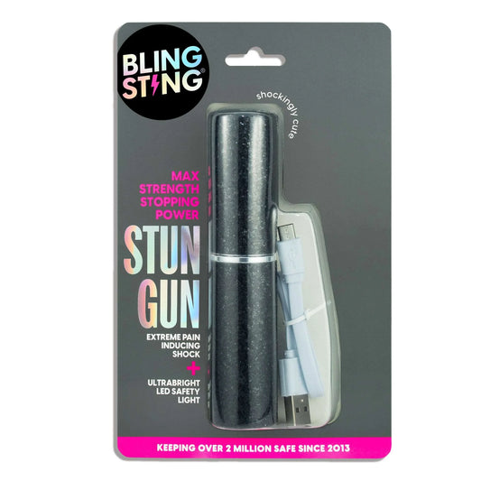 Bling Sting Black Lipstick Stun Gun 