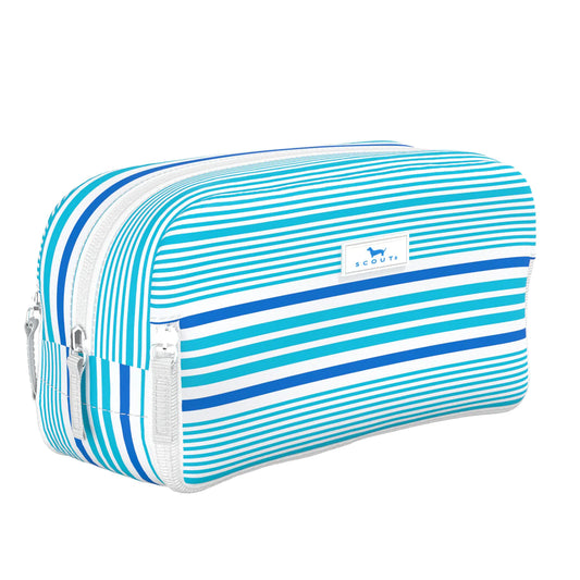 Scout 3-Way Makeup Bag Seas the Day blue stripe 