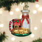 Old World Christmas Santa's Milk & Cookies ornament 