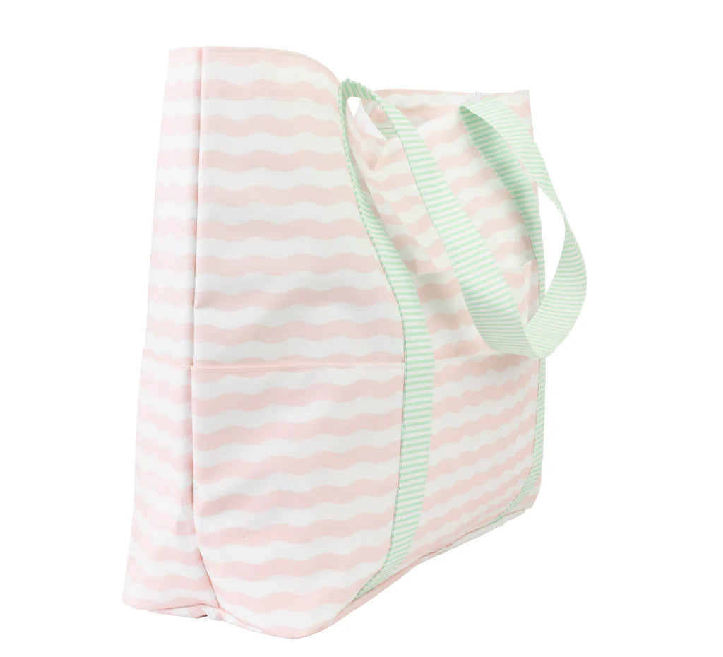 Apple of my Isla The Summer Bag Pink and Green 