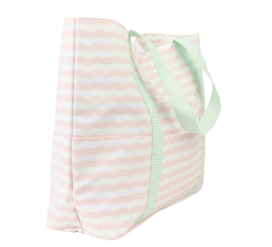 Apple of my Isla The Summer Bag Pink and Green 