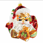 Heartfully Yours Kringle Kris glass Christmas ornament