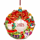 Huras Family Poland Christmas Jolly Wreath Ornament