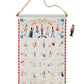 Nutcracker Embroidered Hanging Advent Calendar