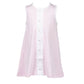 Proper Peony Solid Pink Button Dress