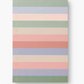 Muted Numbered Color Block Memo Notepad