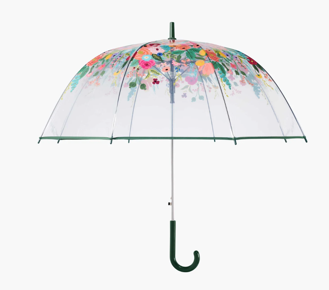 Garden Party Clear Umbrella