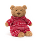 Bartholomew Bear in Winter Pajamas