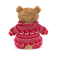 Bartholomew Bear in Winter Pajamas