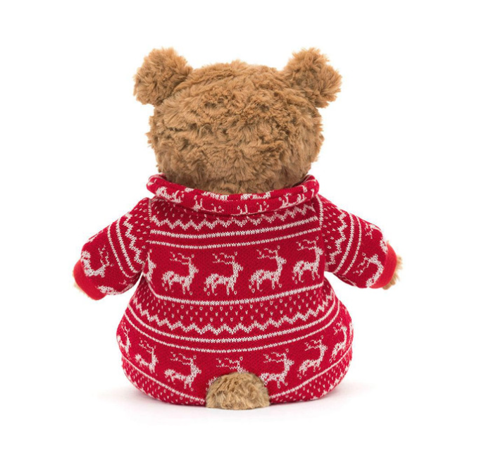 Bartholomew Bear in Winter Pajamas