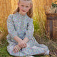 Little English Tiered Midi Dress Green Gables for girls
