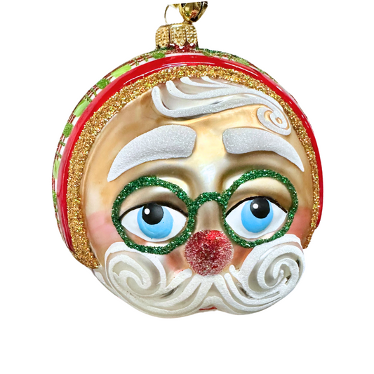 Jingle Nog Clausaball Christmas Ornament 