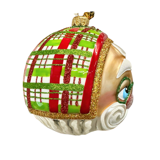 Jingle Nog Clausaball Christmas Ornament 