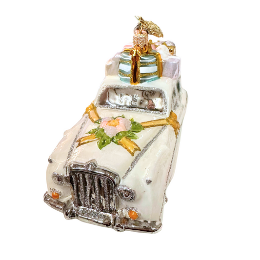 Huras Family Poland Wedding Car Christmas Ornament 