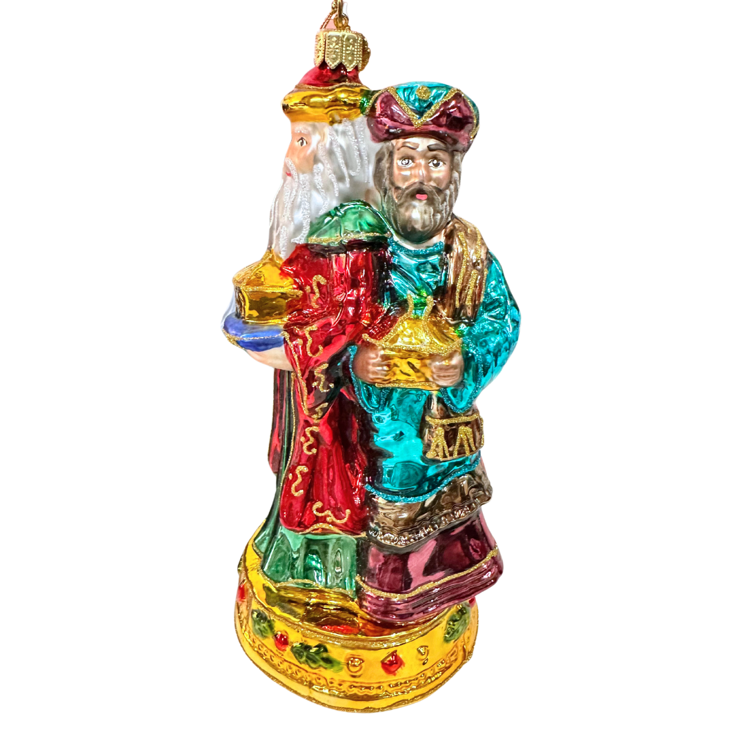 Three Wisemen on a Pedestal Ornament