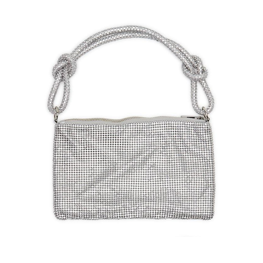 Mesh crystal shoulder bag purse going out purse 