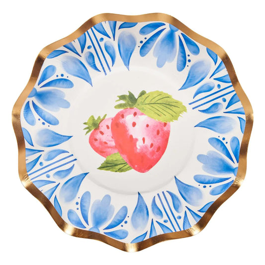 Sophistiplate Bleu Strawberry Appetizer Bowl 