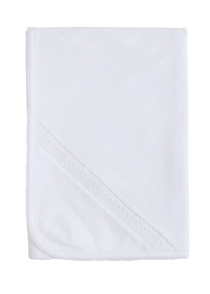 Little English Welcome Home Layette Blanket white baby blanket cotton 