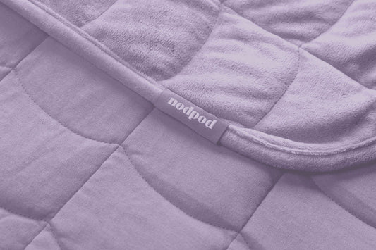 Nodpod Body The Weighted Pod for Your Body weighted blanket wisteria purple 
