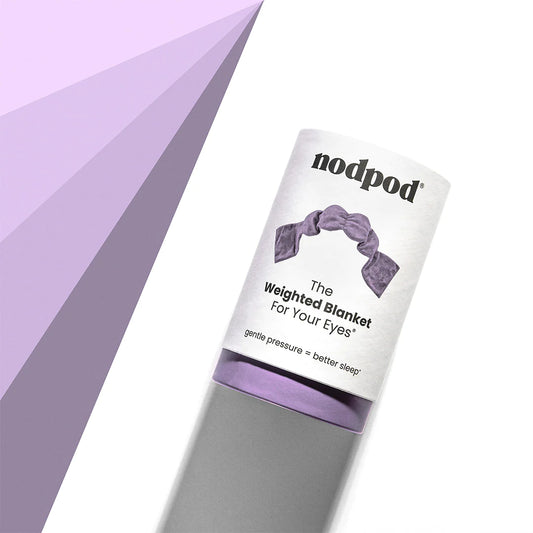 Nodpod weighted sleep mask wisteria purple 