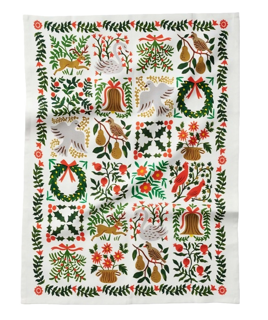 Christmastide Tea Towel