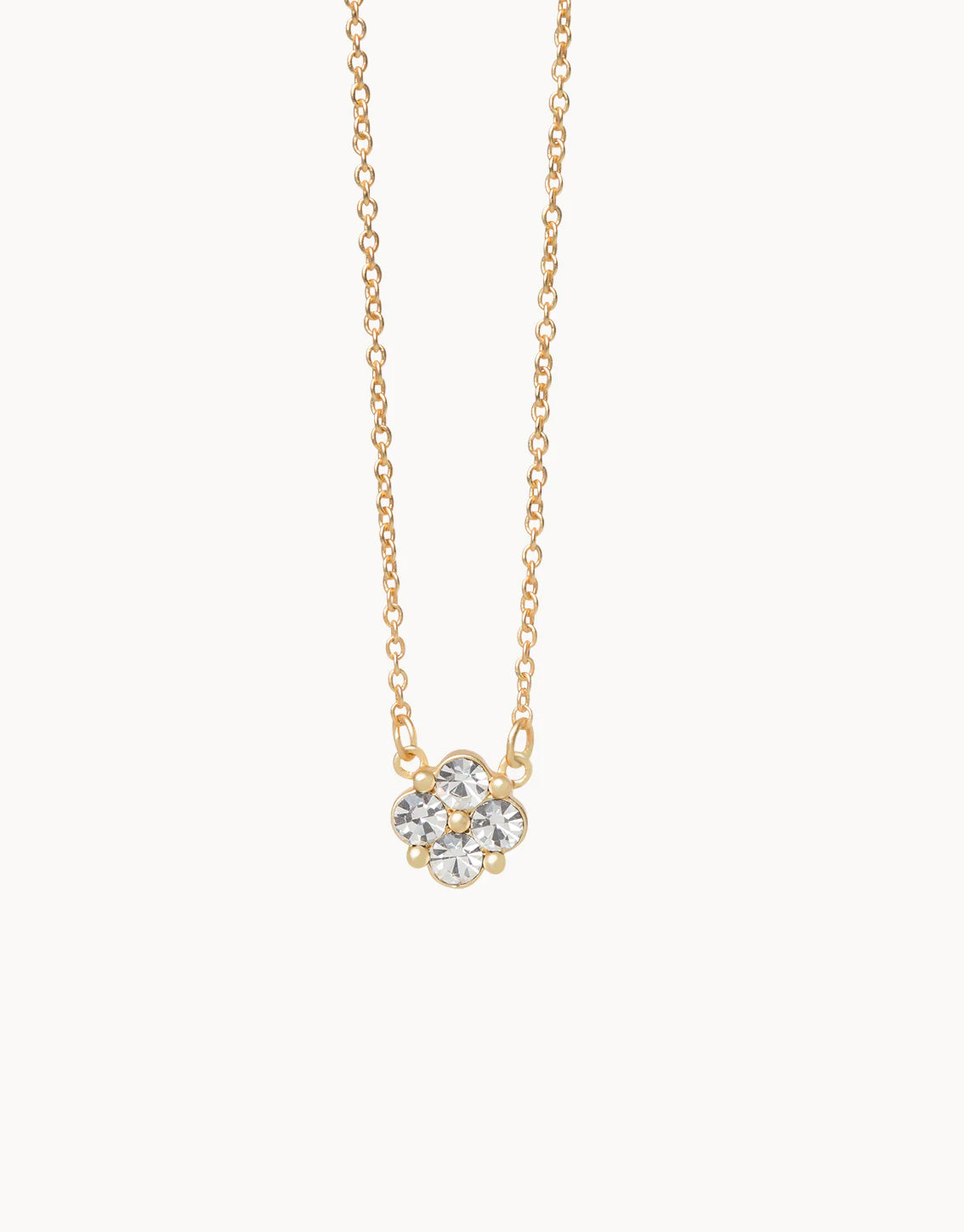 Sea La Vie Blessed Crystal Clover Necklace Spartina 449