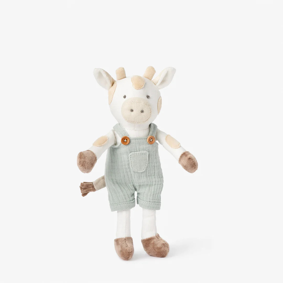 Elegant Baby Charlie the Cow Linen Toy Boxed