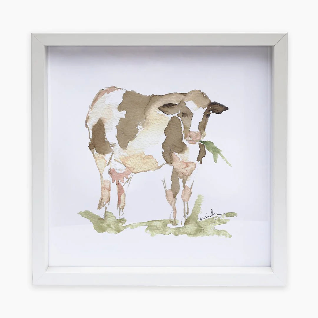 Animal Print in Wood Frame