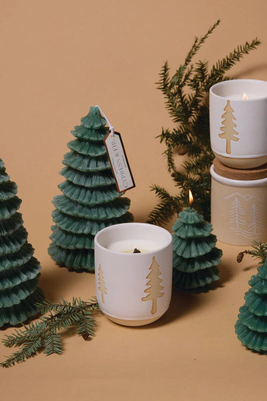 Cypress & Fir - Tall Tree Totem Candle