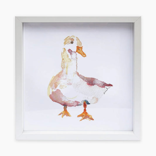 Animal Print in Wood Frame