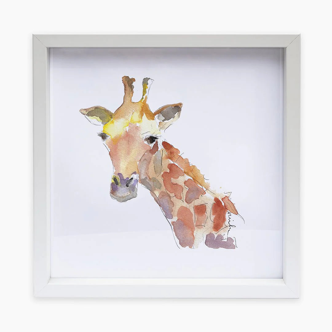 Animal Print in Wood Frame