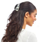 Harmony black and white Barrette and Claw Clip Set 