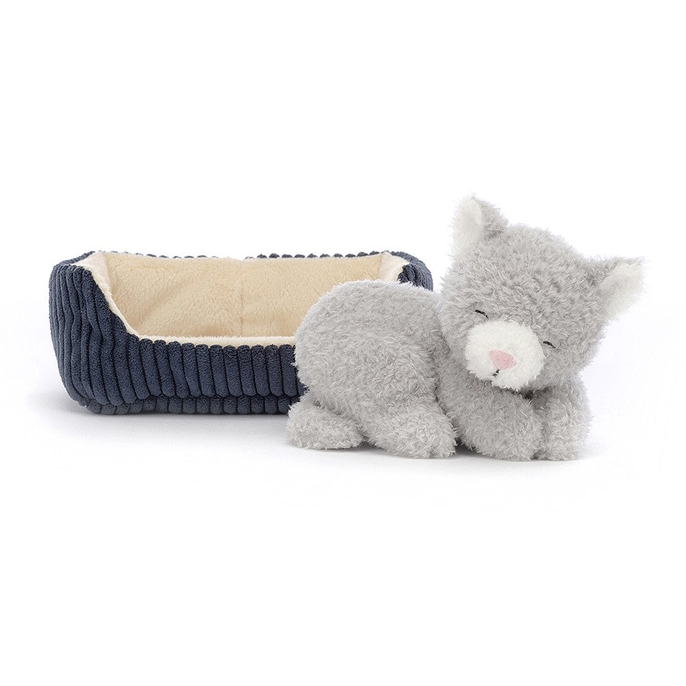 Jellycat Napping Nipper Cat plush toy for kids