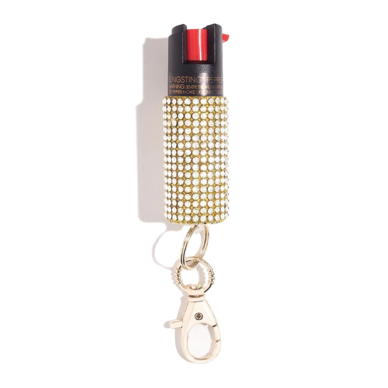 Gold Rhinestone Pepper Spray