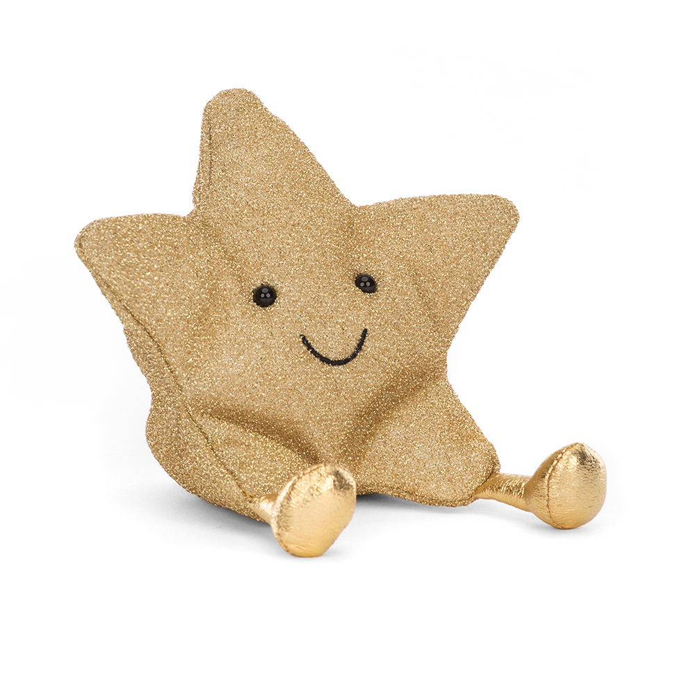 Jellycat Amuseable Star gold plush toy 