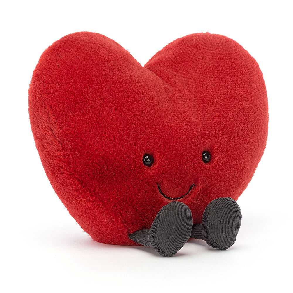 Jellycat Large Amuseable Red Heart Plush Toy 