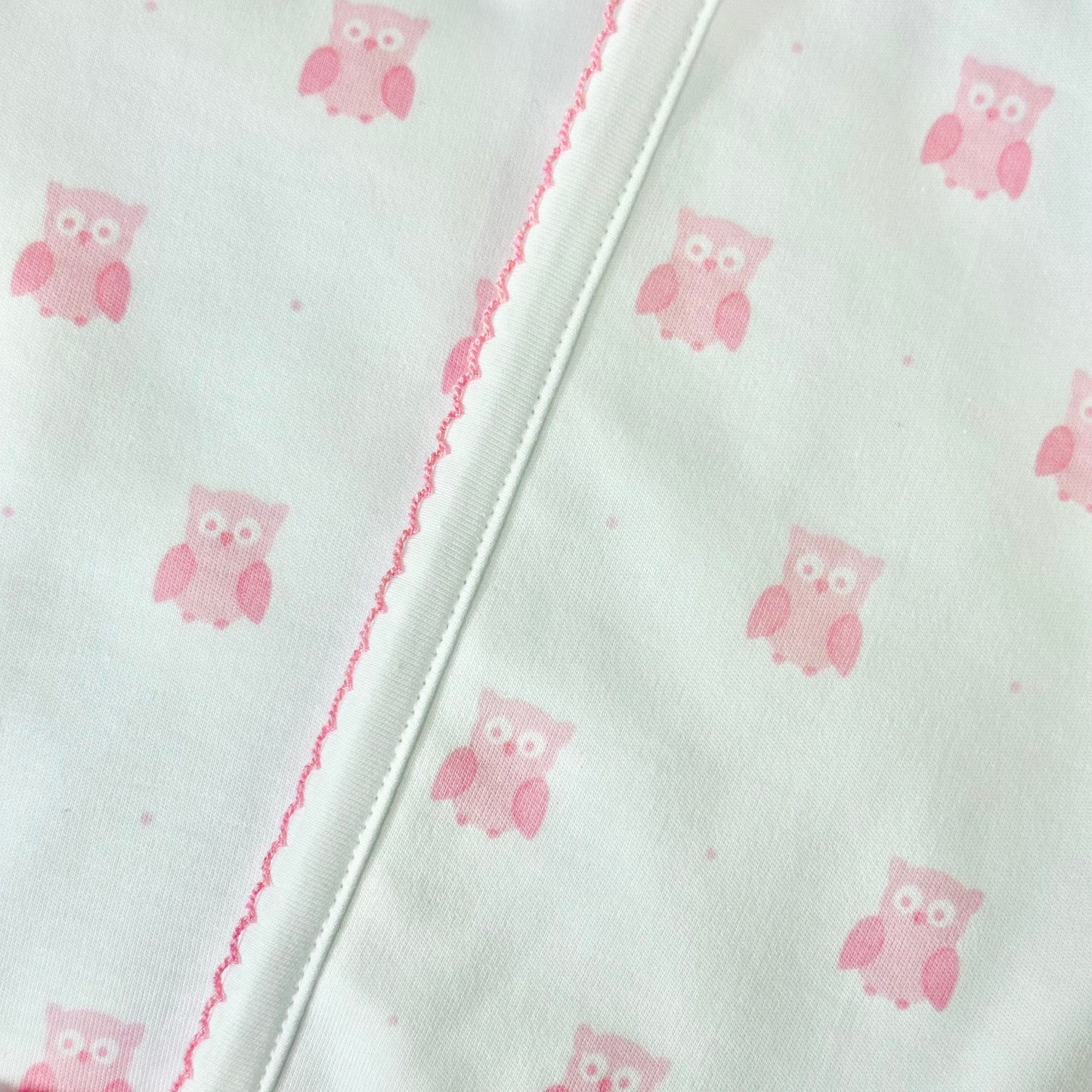 Pink Owl Printed Blanket