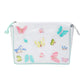 Butterfly Embroidered Large Makeup Bag