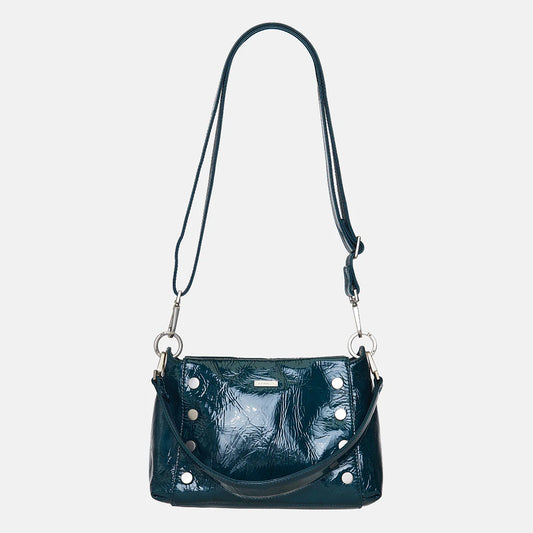 Bryant Med Dipped Teal Leather purse 
