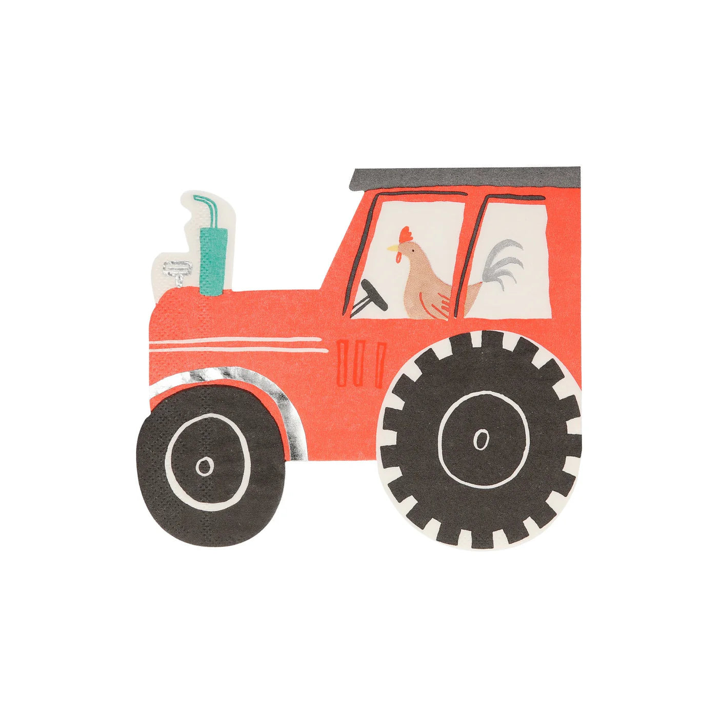 Meri Meri On the Farm Tractor Napkin 