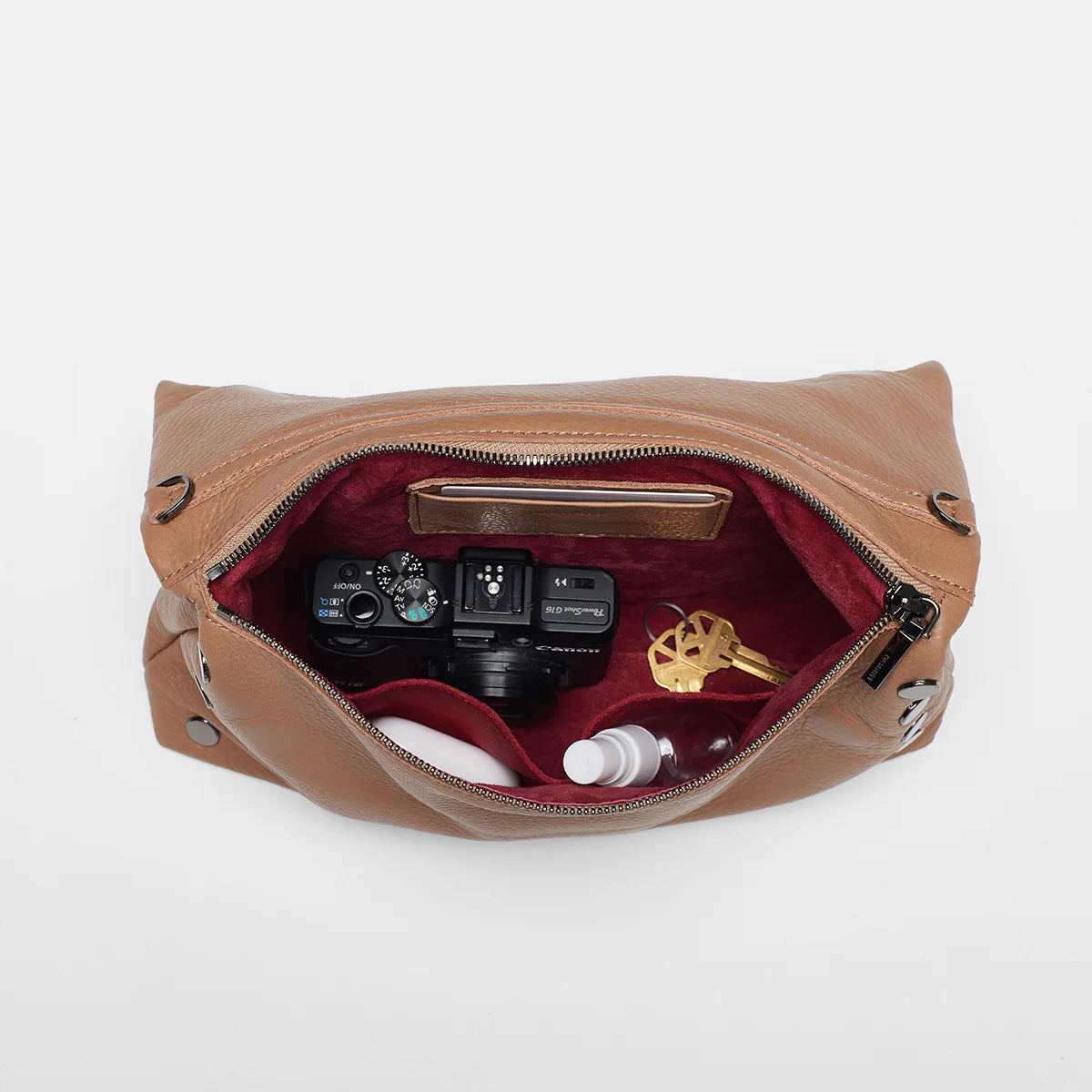 Hammit VIP Large Biscotti tan leather purse 