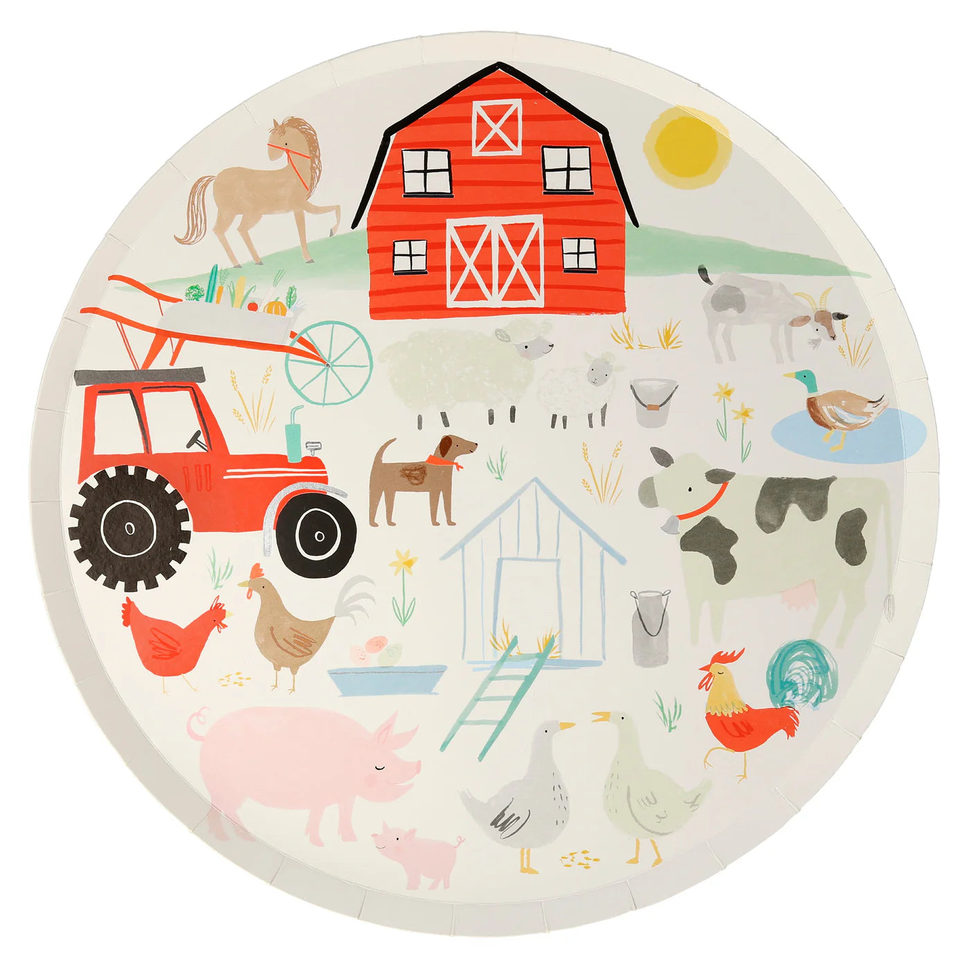 Meri Meri On the Farm Dinner Plates 