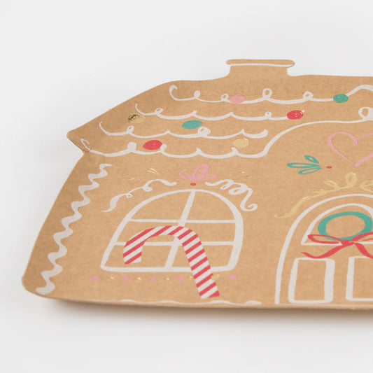 Meri Meri Gingerbread House Plates