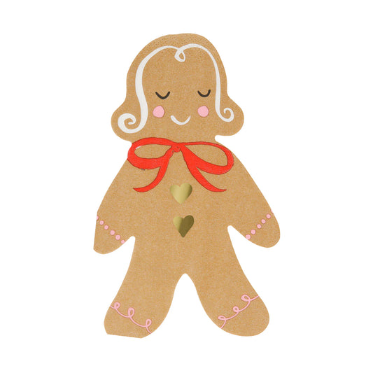 Meri Meri Gingerbread Napkins Christmas 