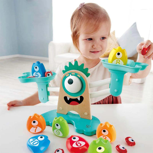 Hape Monster Math Scale toy for kids 