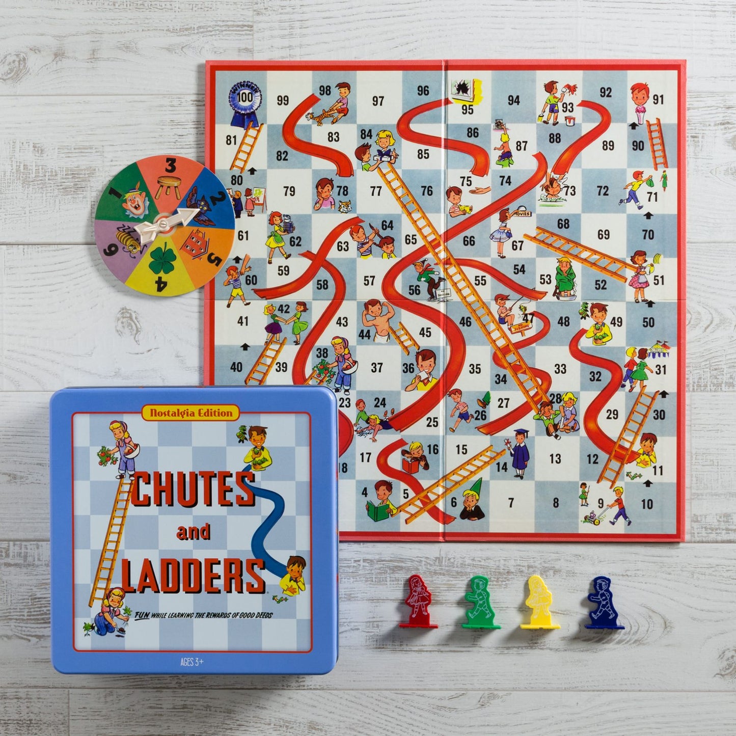 Chutes & Ladders Nostalgia Tin