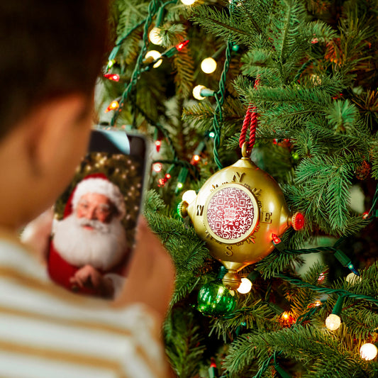 Demdaco Santa's Kindness Ornament and journal Christmas 