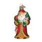 Old World Christmas Father Christmas With Gifts glass ornament 