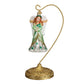 Old World Christmas pedestal ornament stand with hook 